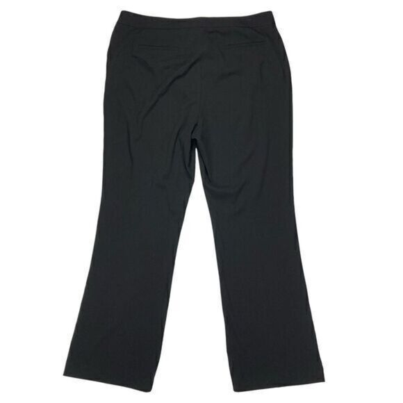 Tahari Pants Women 16 Black High Waisted Straight Leg Officecore Dress Pants NWT - Picture 5 of 14